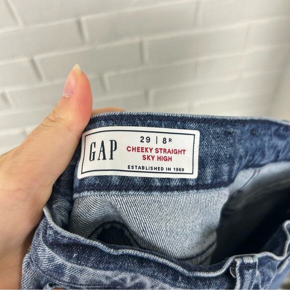 Gap Cheeky Straight Sky High Jeans Size 29 | 8R - Picture 2 of 10